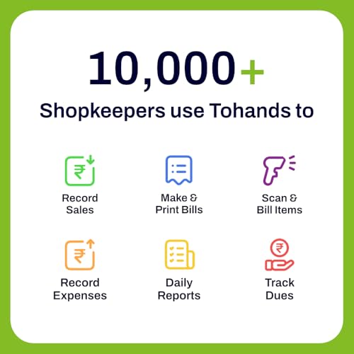 TOHANDS Store TOHANDS Smart Billing Calculator V5 with Printer and - Image 8