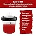 Disposable Paint Cups for Automotive Paint Gun, HVLP Paint Spray Gun Mixing Cups 20 Ounce (600ml) Kit with 15 Cups and Lids System, 1 Hard Cup with Retainer Ring, 2 Adapter, Paint Stirrer