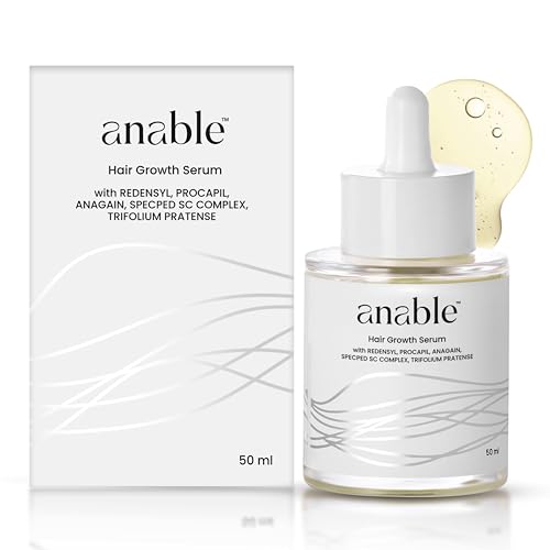 Image of Anable Hair Regrowth Serum- 3% Redensyl, 3% Procapil, 2% Anagain | Hair re-growth & hairfall control serum for man & woman| Clinically tested and safe
