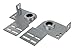 Garage Door End Bearing Plate Residential Bracket - One Pair (L&R)