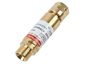 Parweld Flashback Arrestor 3⁄8” BSP Fitting In-Line Fuel (Acetylene, Propane)