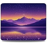 【Impression Haute Qualité】 Le motif du tapis de souris est imprimé grâce à une technologie de transfert thermique et de lamination haute définition. Le motif est net et les couleurs éclatantes. L'excellente fixation des couleurs garantit une tenue parfaite et une résistance à la décoloration même après une utilisation prolongée.