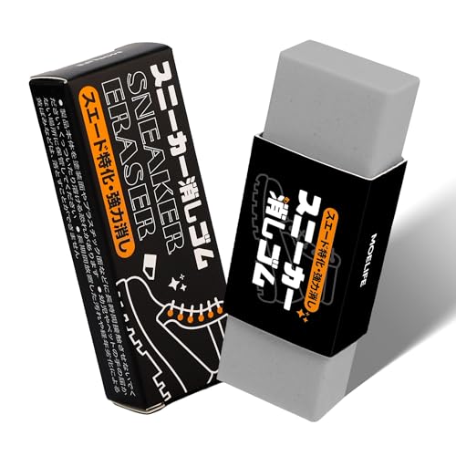 スニーカー 消しゴム 靴 【スエード特化・お手軽・水／洗剤不要】 スエード スウェード スニーカー クリーナー 汚れ落とし 消しゴム 靴用 黄ばみ落とし イレイザーシュークリーナー シューズクリーナー スニーカーケア 靴 手入れ 起毛皮 レザー ラバー ヌバック 対応 靴磨き 便利 多用途 クリーンスティック スニーカー汚れ落とし コンパクト (スエード特化消しゴム1個-グレー)