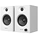 OHAYO 60W Active Bookshelf Speakers with Glass Fiber Unit, Bluetooth 5.3 & Multi-Input (USB/RCA/AUX) - for Immersive PC Gaming, Music, DJ, Stereo 2.0 Desktop Speakers, 1 Pair, White