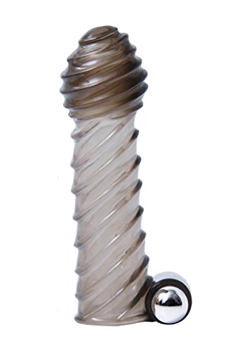 Adam & Eve Vibrating Penis Sleeve Kit | Set Of 5 Textured Penis Enhancers In Smoke Colors #TOP3