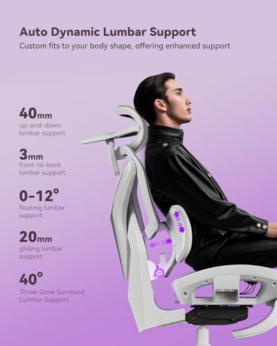 Gaming Chair with Massage and Footrest