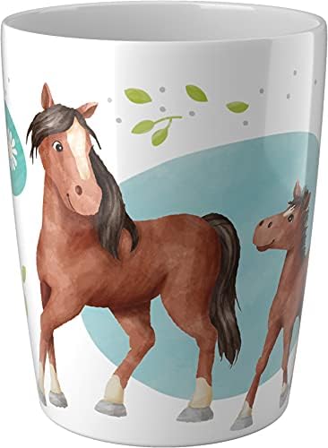 HABA 305704 - pudełko śniadaniowe z koniami, pudełko na lunch, 1 sztuka