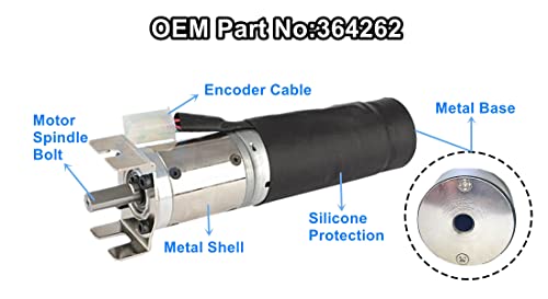 Image of 364262 RV in-Wall Slide-Out Motor (OEM), SlimRack Slide-Out Motor with Brake, 42mm Mid Torque Motor, Compatible with lippert Schwintek in-Wall Slide System 364262