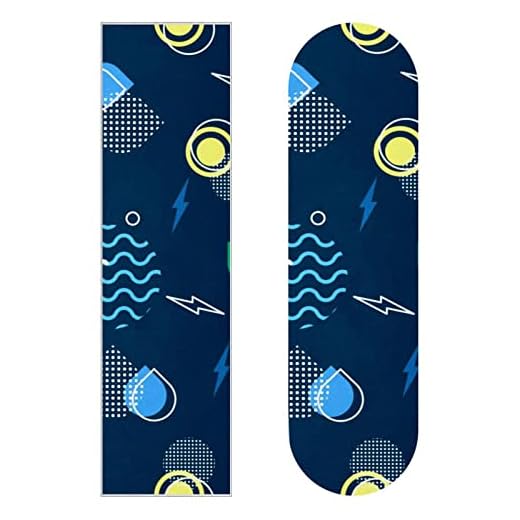 IOHGbo Klistermärken för skateboard, väder vattendroppe och blixt skateboard gör-det-själv dekorativa gåvor för tonåringar flicka pojkar barn, 2-pack skärbar laptop bagage fodral skateboard klistermärke