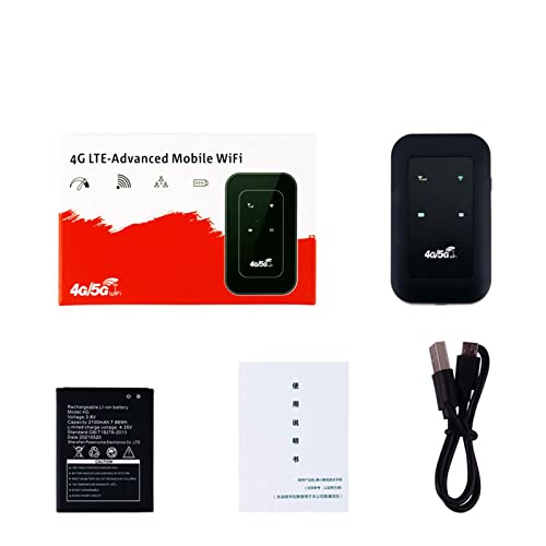 Roteador Portátil | 4G Mini Roteador Wifi com Bateria 2100 Mah LM | H806 Router Wifi Velocidade de d