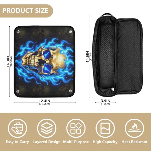 Bolsa de viaje para plancha de pelo con funda resistente al calor miniatura 4