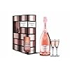 Indulge in Canti Prosecco D.O.C. Millesimato Rosé: Order This Exquisite Italian Sparkling Wine Gift Pack with Glasses! – Canti
