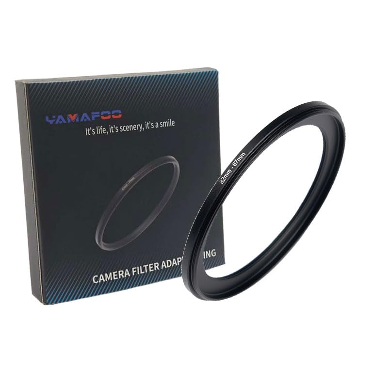 82mm to 67mm Step-up Adapter Rings,Black,Step Up Ring,Step-Down Rings Filter Ring Adapter,for All Brands of DSLR Camera Lens UV ND CPL Stepping Rings Step Down Rings Filter Adapter