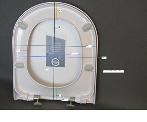 Preisvergleich Produktbild Pressalit Tura WC Sitz, Toilettensitz, Toilettendeckel, Klositz, Klodeckel