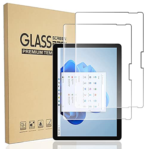 【2枚セット】RuiMi FOR surface go 3 10.5 インチ 用のガラス 保護フィルム 硬度9H 超薄型 0.33mm FOR iPad mini 6 2021 用のガラスフィルム 貼り付け フィルム FOR surface go 3 10.5 インチ 用の強.化ガラス 指紋防止 気泡ゼロ 飛散防止 簡単貼り付けフィルム