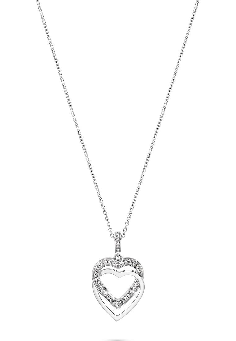 JETTE Damen-Kette 925er Silber 39 Zirkonia 32018216