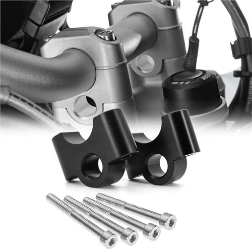 Augmentation guidon R1250GS collier de serrage idéal pour les longs road-trips et l'offroad