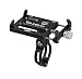 Maxmiles Motorcycle and Bicycle Cell Phone Holder Aluminum Universal Adjustable Phone Mount Smartphone Holder Bike Handlebar Cell Phone Holder for iPhone X 5 6 7 8 Plus Samsung LG (Standart Black)