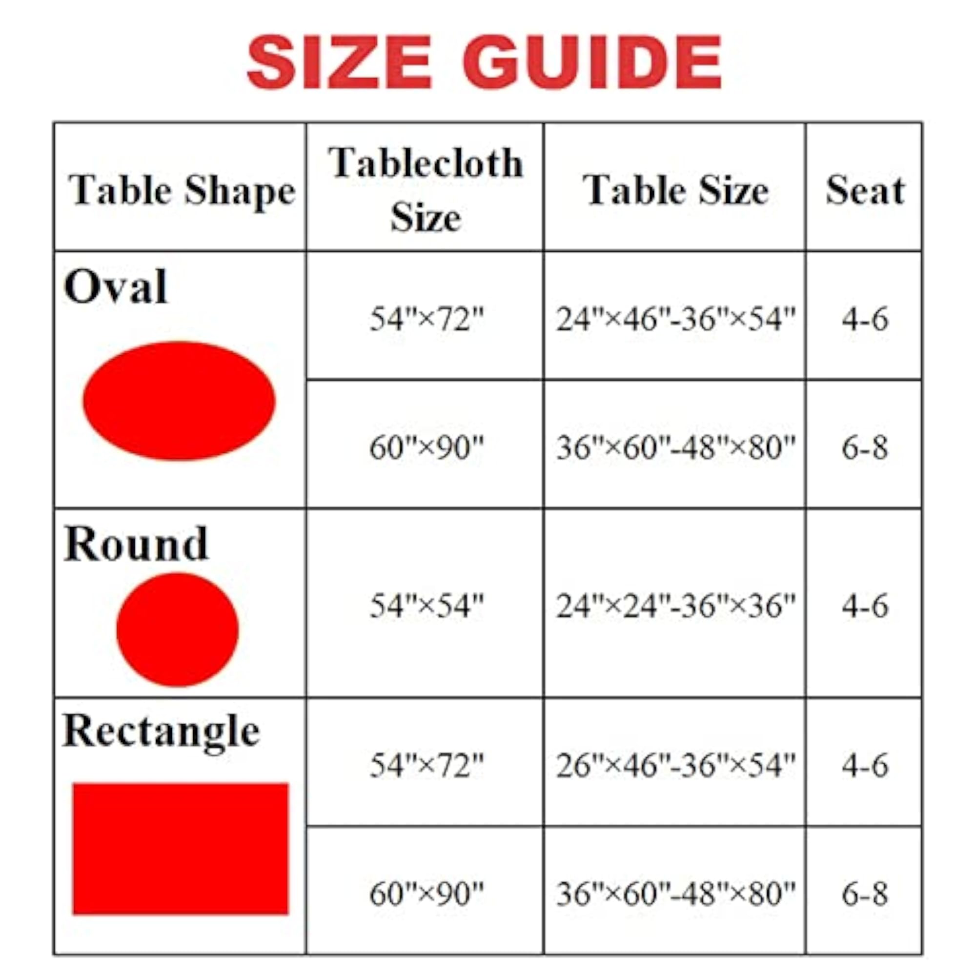 Clear Table Protector, Oval Transparent Cover