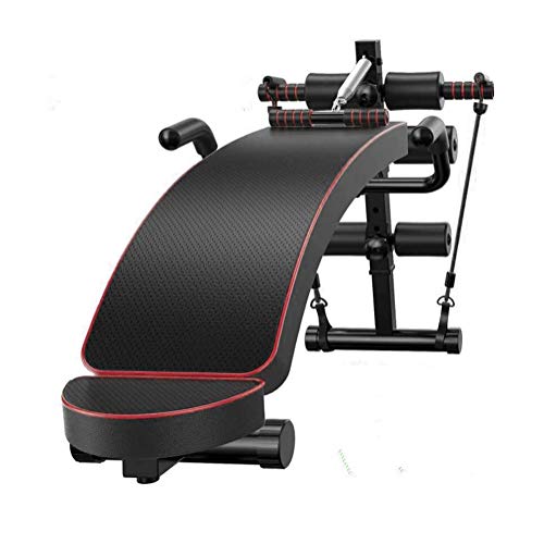 Banco de Pesas Ajustable para Fitness, Banco de Abdominales para Entrenamiento de Cuerpo Entero, Entrenador Abdominal para Gimnasio en Casa Carga 150KG