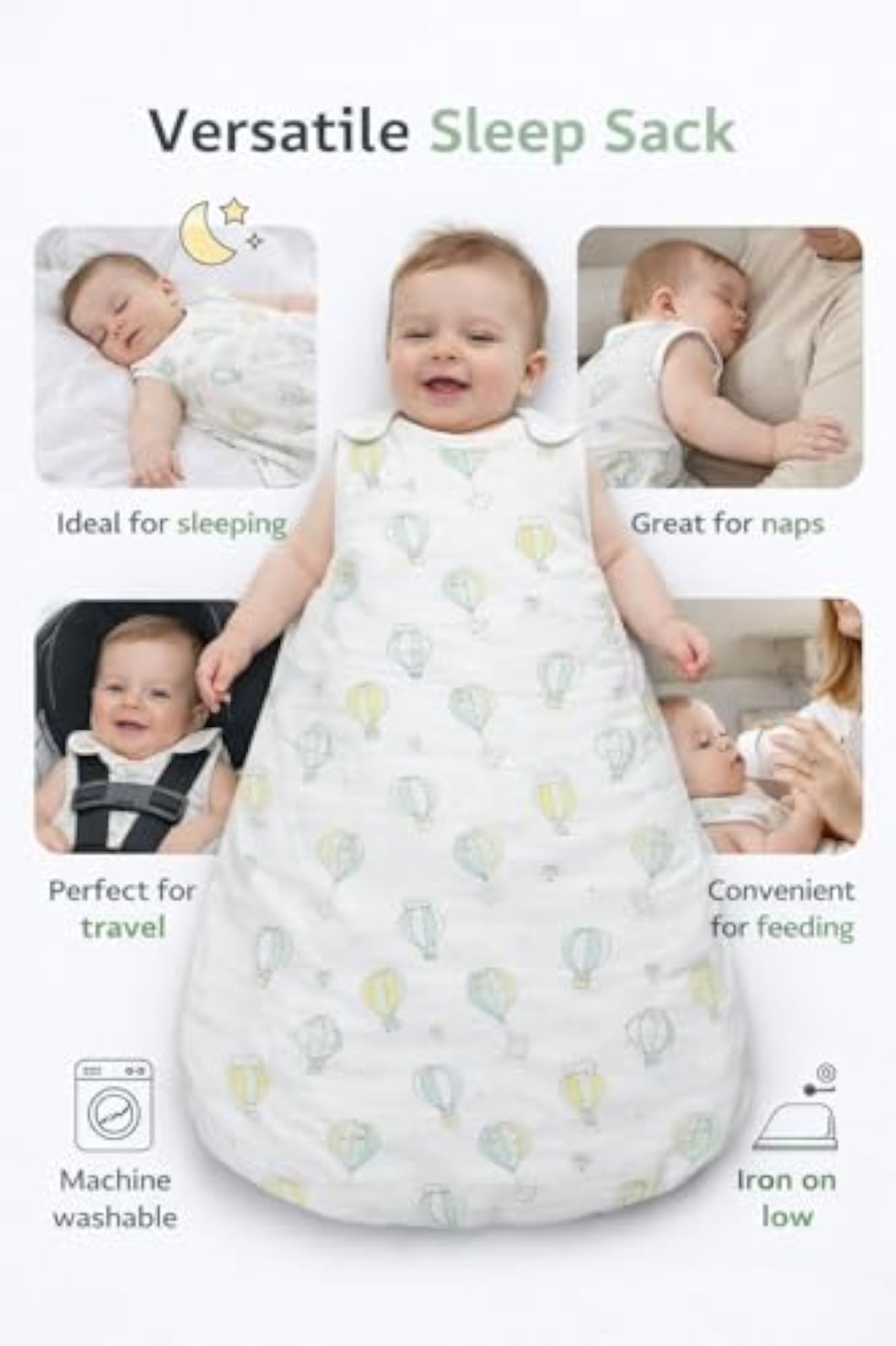 Baby Sleep Sack Wearable Blanket for Infants, Duck Print