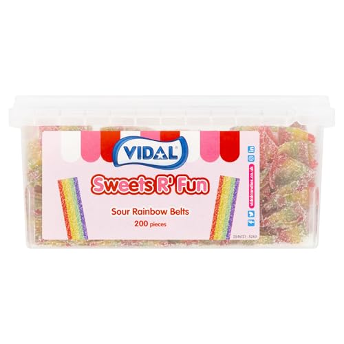 Vidal Rainbow Strips (Pack of 1, Total 200 Pieces)