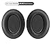 Replacement EarPads Cushions for Bose QuietComfort QC15, Compatible with QC2 QC25 QC35 QC45 QC SE SoundLink/SoundTrue Around-Ear II AE2, Faux Leather (QC15-Black+Black-FauxLeather)