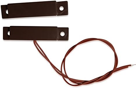 Panopticon Tech 1 pcs Brown Wired Door Contacts Surface Mount NC Security Alarm Door Window Sensors.These ¾ in Door Contact Position switches DCS Work with All Access Control and Burglar Alarm System