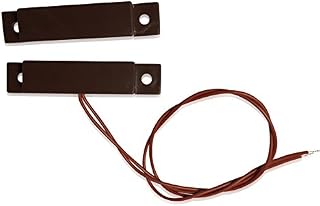 3 pcs Brown Wired Door Contacts Surface Mount NC Security Alarm Door Window