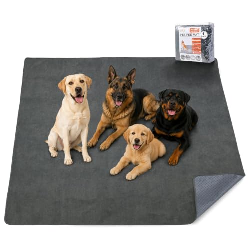 Washable Pee Pads for Dogs, 60x60 Reusable,Waterproof, Whelping Pads