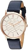 Damen-Armbanduhr, Quarz Uhr mit Leder Armband Set mit Armband Timex