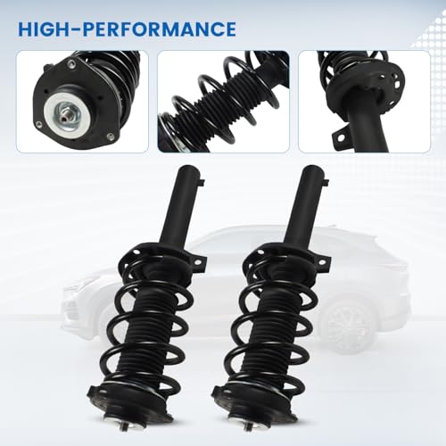 2PCS Front Struts Shock Absorber for 2006-2013 Audi A3/ A3 Quattro, 2005-2017 Volkswagen Jetta/Passat, 12-17 Beetle, 07-11 Eos, 10-14 Golf, 06-09 Rabbit, 09-17 CC, Complete Coil Spring Strut 172311 by BocraVant - Used condition - Image 4