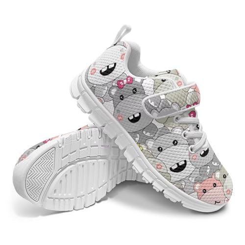Forchrinse Happy Penguin Sneakers for Boys Girls Kids Tennis Sport Shoes Fashion Hook & Loop Animal Sneakers for Toddler Non Slip Athletic Running Walking Shoes Lightweight3