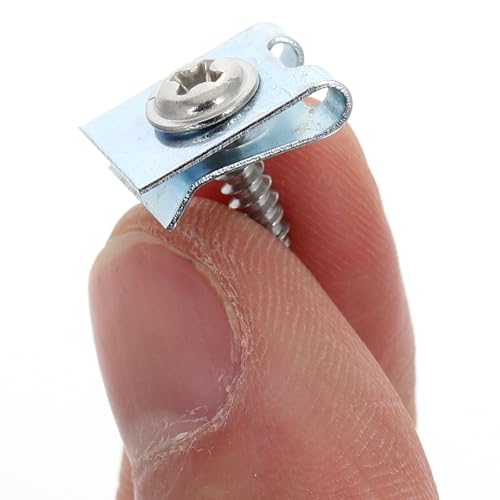 Clips metálicos antirruido para coche: soluciona paneles sueltos con 200 tuercas 2