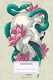  Composition Notebook: Landscapes Serpents Skull Skulls Composition Notebobok Over 50 Sheets