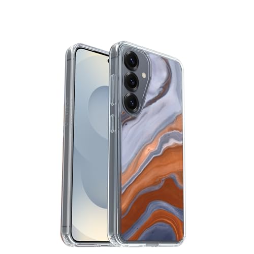 Image of OtterBox Samsung Galaxy S25 Symmetry Series Clear Magnet Case - High Desert Marble (Blue)