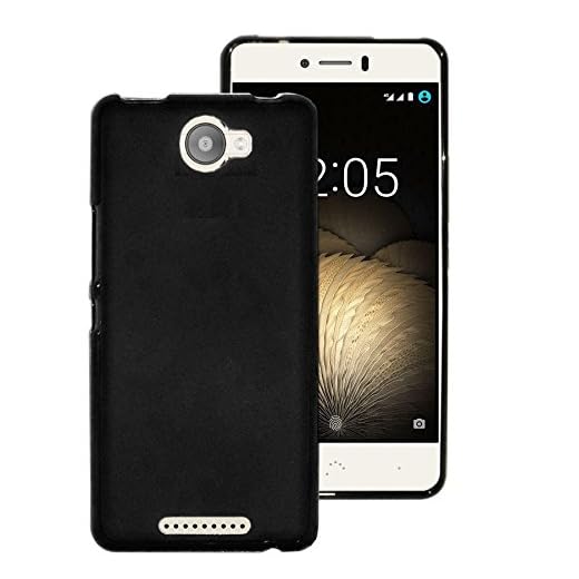 Todobarato24h Funda TPU Lisa Negra Compatible con BQ Aquaris U/U Lite