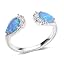 Blue Opal Flare