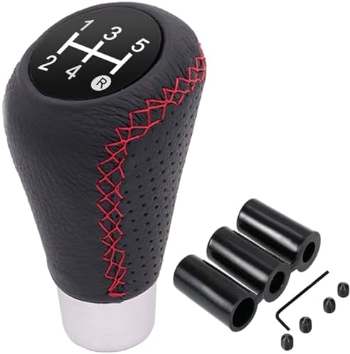 OBEST Pomos de Palanca Cambios Coche Manual Universal, 5 velocida...
