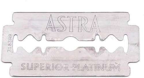 Astra Platinum Double Edge Safety Razor Blades,100 Blades (20 x 5) - 2