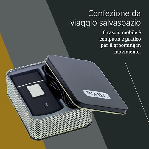 Wahl Mobile Shaver – Rasoio Elettrico Cordless con Custodia da Viaggio – Lama a Lamina Flessibile per una Rasatura Molto Ravvicinata - Immagine 4