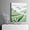 TESBNDDJ Tea Plantation in The Mountains Paint by Numbers Kit for Adults Beginners Adult Paint by Number Kits on Canvas DIY Acrylic Oil Paints Paintwork with Paintbrushes for Gift Home Wall Decor #4