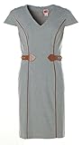  Heine Damen Etuikleid Kleid (36, Grau)