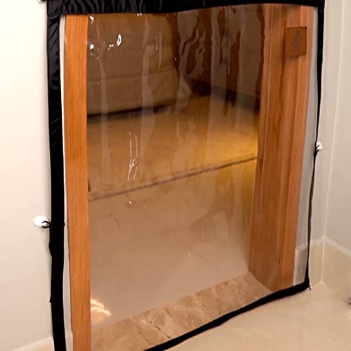 Dog Door Mabuu – Tela de Proteção para Portas - Preto - 90 x 90