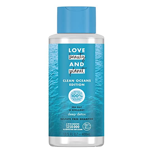 Love Beauty And Planet - Sea Salt & Bergamot Deep Detox Shampoo Clean Oceans Edition 13.5 oz.