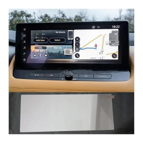 Protecteur d'écran pour Nissan Qashqai J12 2025 film verre 12.3 pouces navigation voyage