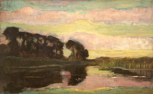 Peinture Piet Mondrian paysage grand format pour habiller un mur vide