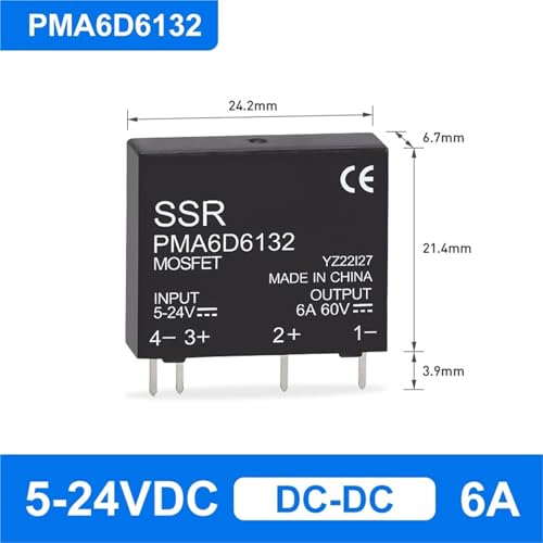 Relais statique miniature PMA2D6132 DC-DC 2A pour circuit imprimé