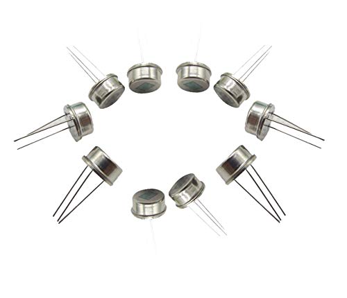 HiLetgo 10pcs RE200B SN200B00 PIR Human Infrared Radial Sensor RE200B Dual Pyroelectric Sensor 2.2-15V