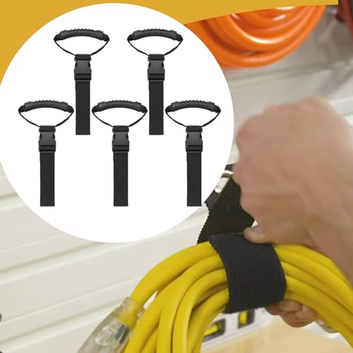 Correas de almacenamiento resistentes ajustables para garaje 4